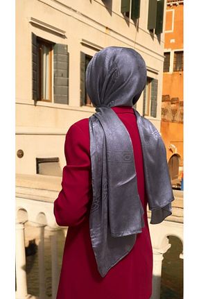 شال طوسی زنانه پلی ساتن Golden Rose - کد 877309871