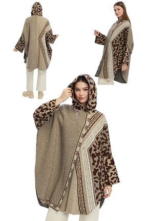 پانچو رنگی زنانه اکریلیک marufshop - کد 877333002