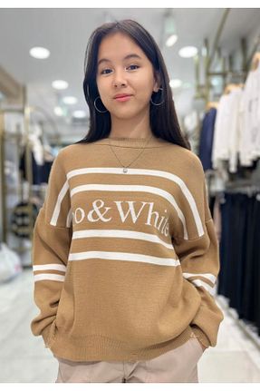 پلیور قهوه ای بچه گانه رگولار Minimoda Kids - کد 877374065