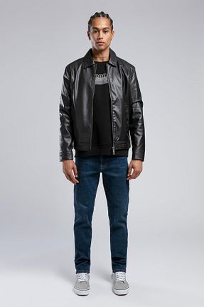 کاپشن مشکی مردانه رگولار Lee Cooper - کد 877376661