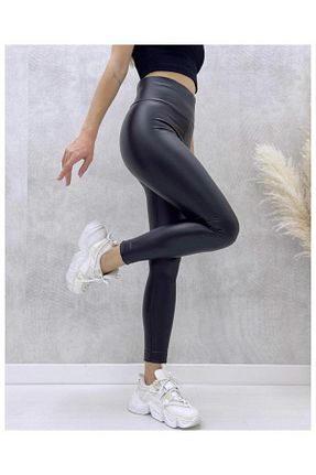 ساق شلواری مشکی زنانه لیکرا Sisa Butik - کد 877385396