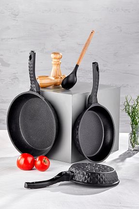ماهیتابه مشکی زیره نچسب Taç - کد 877382892