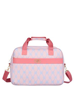 ساک و چمدان صورتی زنانه پارچه U.S. Polo Assn. - کد 877380580