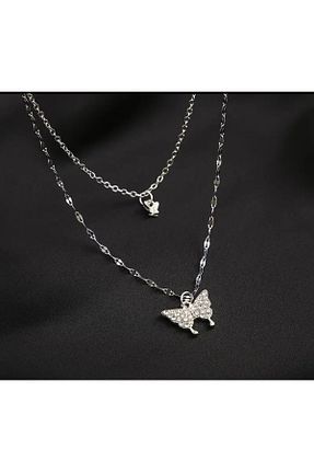 گردنبند مروارید طوسی مروارید فرهنگی Bluem - کد 877425786