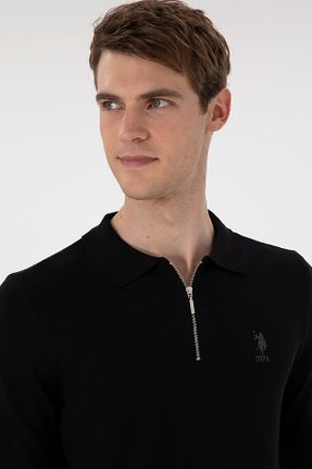 پلیور مشکی مردانه ساده U.S. Polo Assn. - کد 877428194