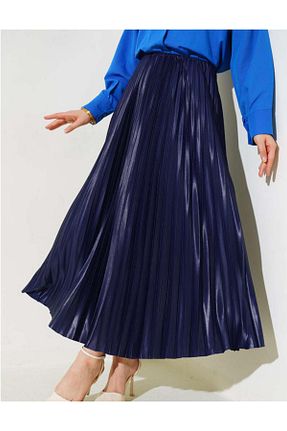 دامن حجاب سرمه ای زنانه پارچه modesta - کد 877453480
