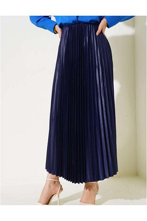 دامن حجاب سرمه ای زنانه پارچه modesta - کد 877453480