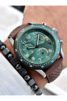 ساعت مچی قهوه ای مردانه 46-50 میلی متر Quantum - کد 841210700