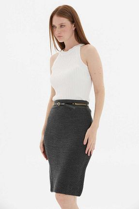 پلیور طوسی زنانه رترو Two Mail - کد 859218235
