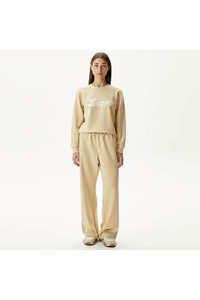 شلوار کرمگن بژ زنانه Flare Lacoste - کد 877496877