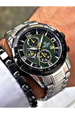 ساعت مچی سبز مردانه 41-45 میلی متر Naviforce - کد 877513028