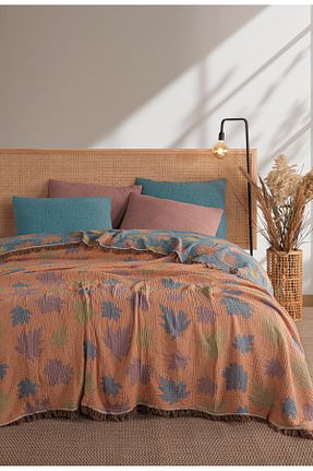 روتختی دونفره رنگی پنبه ای MYLASA HOME - کد 877163277
