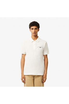 پولوشرت سفید مردانه پنبه ای Lacoste - کد 871120060