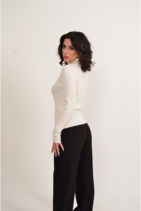 پلیور طوسی زنانه ساده figo - کد 877525838