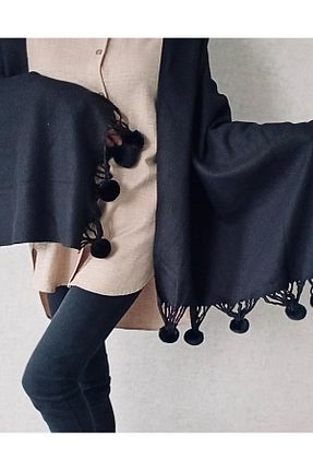 شال مشکی زنانه ویسکون hilal - کد 877516513