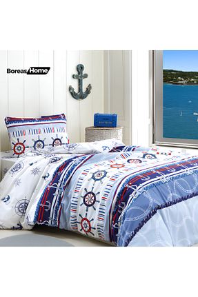 روتختی تک نفره آبی پنبه ای Boreas Home - کد 877525952