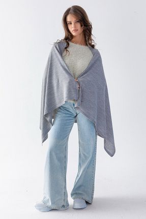 شال طوسی زنانه اکریلیک Nisanca - کد 877523987