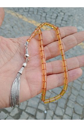 تسبیح زرد کهربا KEHRİBARBEBEK - کد 877543595