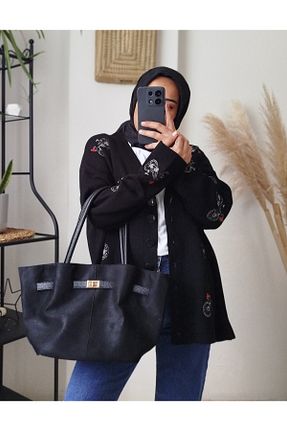 کیف دستی مشکی زنانه ابعاد بزرگ RUES - کد 877548552