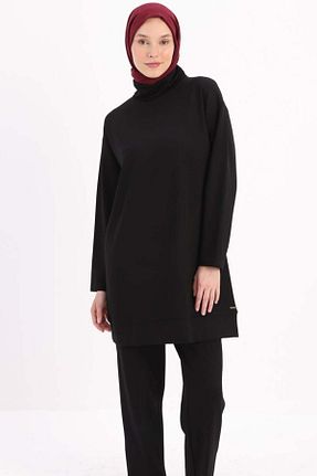 تونیک حجاب مشکی زنانه ویسکون ALLDAY - کد 877562176