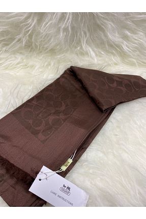 شال قهوه ای زنانه کشمیر helya scarf - کد 877575966