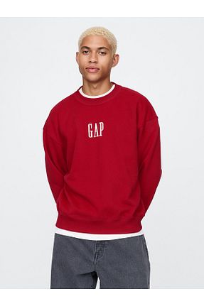 سوئیشرت قرمز مردانه چاپی GAP - کد 877577970