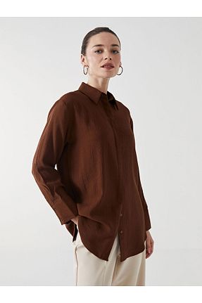 تونیک قهوه ای زنانه بافتنی LC Waikiki - کد 877589035