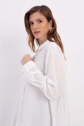 پیراهن حجاب نباتی زنانه رگولار ALLDAY - کد 877602736