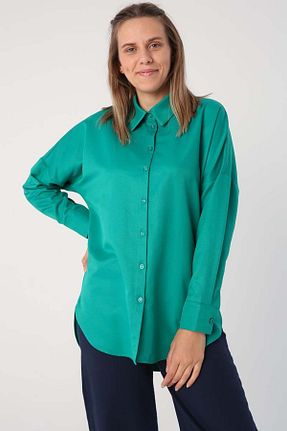 تونیک حجاب سبز زنانه ویسکون ALLDAY - کد 877605858