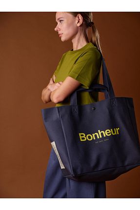 کیف دوشی آبی زنانه Bonheur - کد 877623291