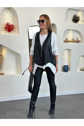 بلوز سفید زنانه ساده Kokosh moda - کد 877631215