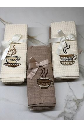 حوله آشپزخانه قهوه ای پنبه Koza Mix towel - کد 311968139