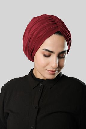 کلاه شنای حجاب زرشکی زنانه HÜRREM BONE - کد 804428658