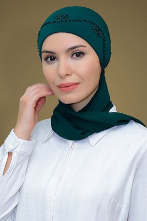 کلاه شنای حجاب سبز زنانه HÜRREM BONE - کد 215090255