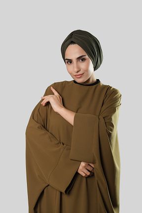 کلاه شنای حجاب خاکی زنانه HÜRREM BONE - کد 804428672