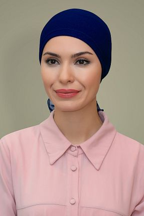 کلاه شنای حجاب سرمه ای زنانه HÜRREM BONE - کد 152884611