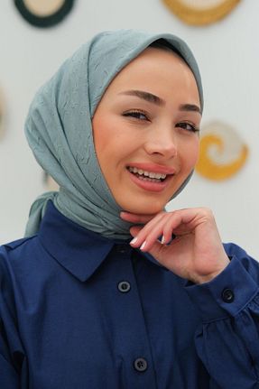 روسری سبز پنبه ای Güneş - کد 870765675