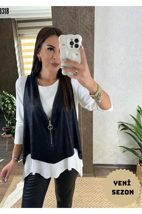 بلوز سفید زنانه ساده Viyamo - کد 877671664