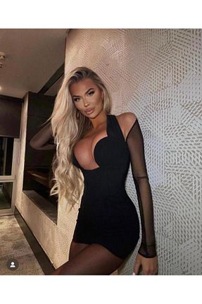 لباس مشکی زنانه بافت pink life - کد 879305662