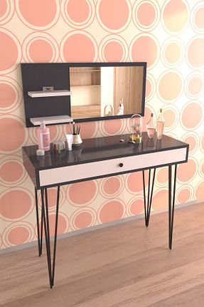 میز آرایش و میز توالت طوسی Suntalam Hediyeler Kapında - کد 747729234