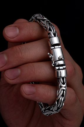 دستبند نقره رنگی مردانه 925 عیار OSMANLI GÜMÜŞ - کد 830149634