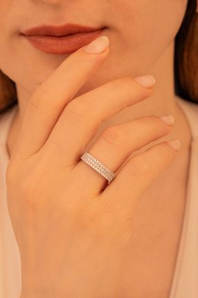انگشتر نقره زنانه زیرکن OSMANLI GÜMÜŞ - کد 829944503