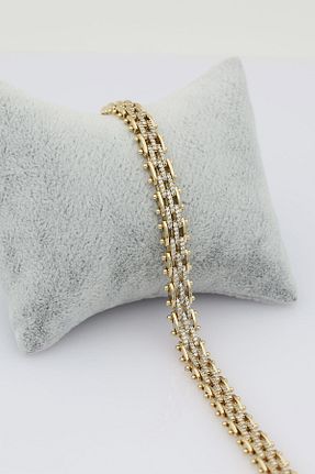دستبند استیل (فولاد) زرد زنانه استیل (فولاد) XUPING JEWELRY - کد 876881677