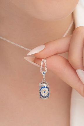 گردنبند نقره نارنجی زنانه 925 عیار OSMANLI GÜMÜŞ - کد 48267279