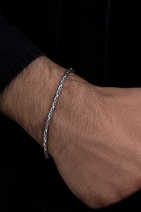 دستبند نقره مردانه 925 عیار OSMANLI GÜMÜŞ - کد 130017908