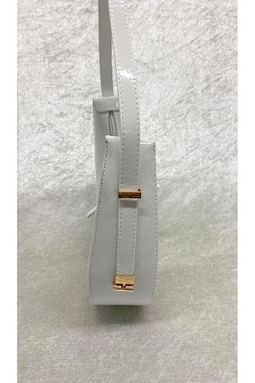 کیف دوشی سفید زنانه چرم مصنوعی Elegant - کد 877702140