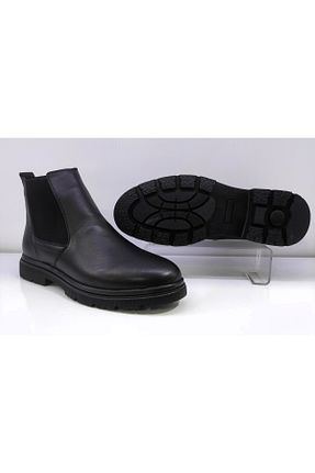 بوت / نیم بوت مشکی مردانه چرم خالص Modesa - کد 877689885
