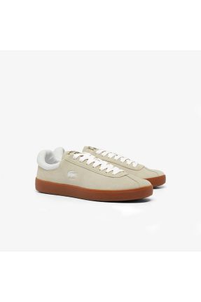 کفش اسنیکر بژ مردانه بند دار Lacoste - کد 858281611