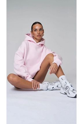 سوئیشرت صورتی زنانه چاپی The Champ Clothing - کد 853784374