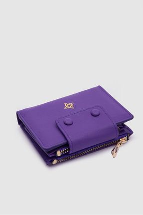 کیف پول بژ زنانه چرم خالص Shule Bags - کد 879463706